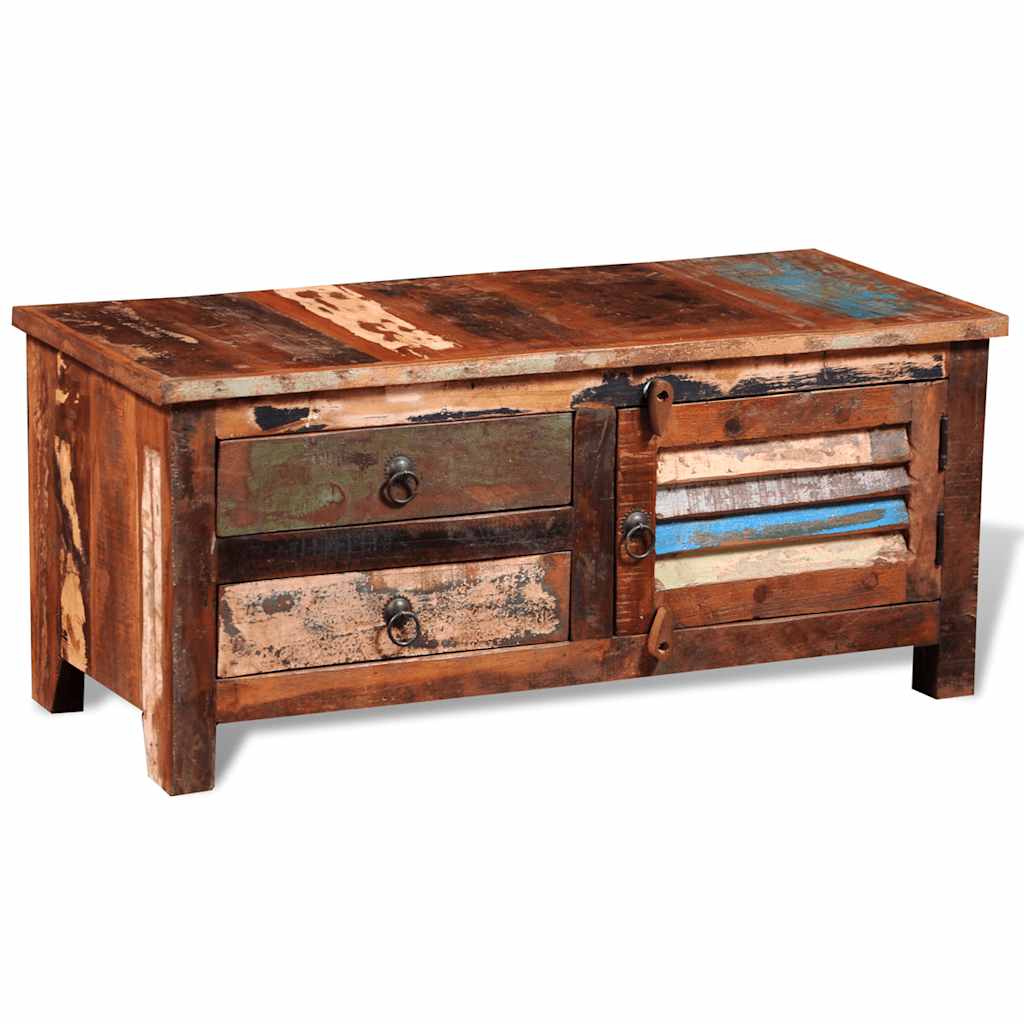 241629 vidaXL Reclaimed TV Hi-Fi Cabinet Side Cabinet Solid Wood