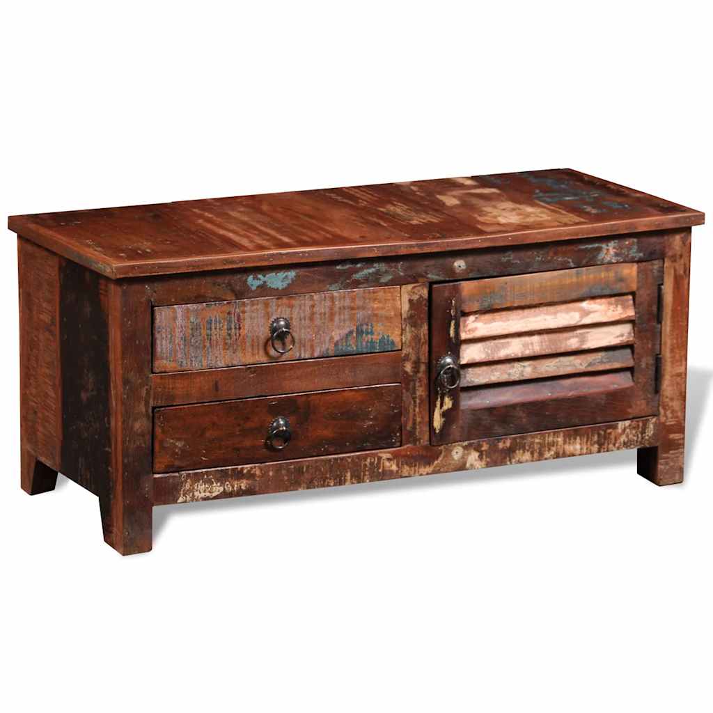 241629 vidaXL Reclaimed TV Hi-Fi Cabinet Side Cabinet Solid Wood