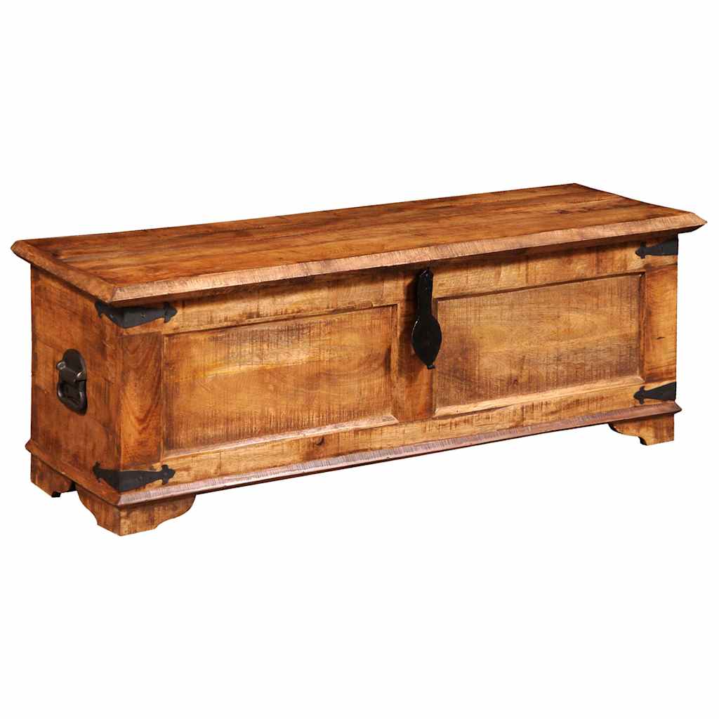Storage Chest Rough Mango Wood