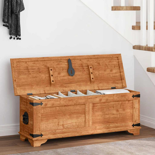 Storage Chest | One-of-a-kind due to the unique grains | Solid mango wood