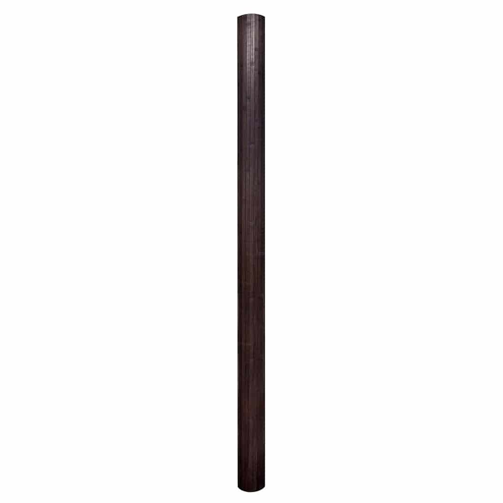 Room Divider Bamboo Dark Brown Width 250 cm Height 165 cm