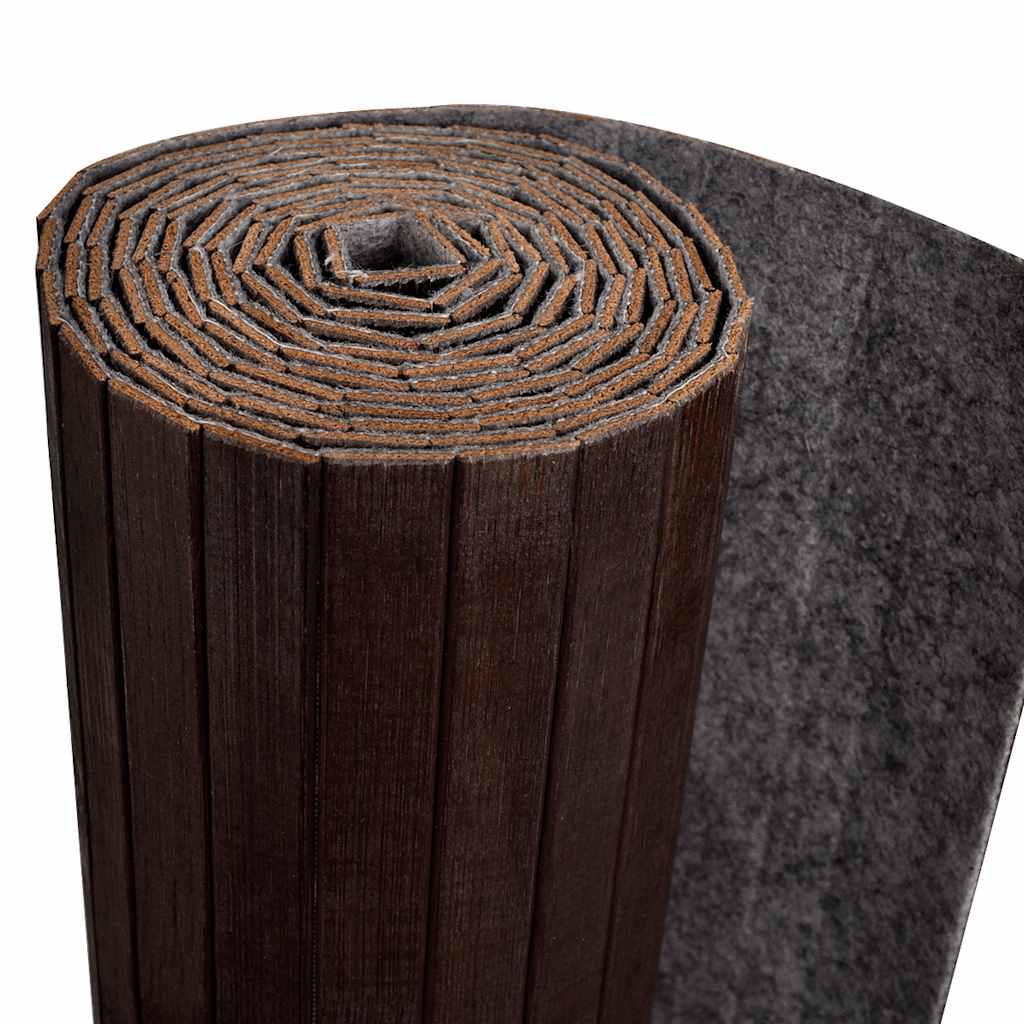 Room Divider Bamboo Dark Brown Width 250 cm Height 165 cm
