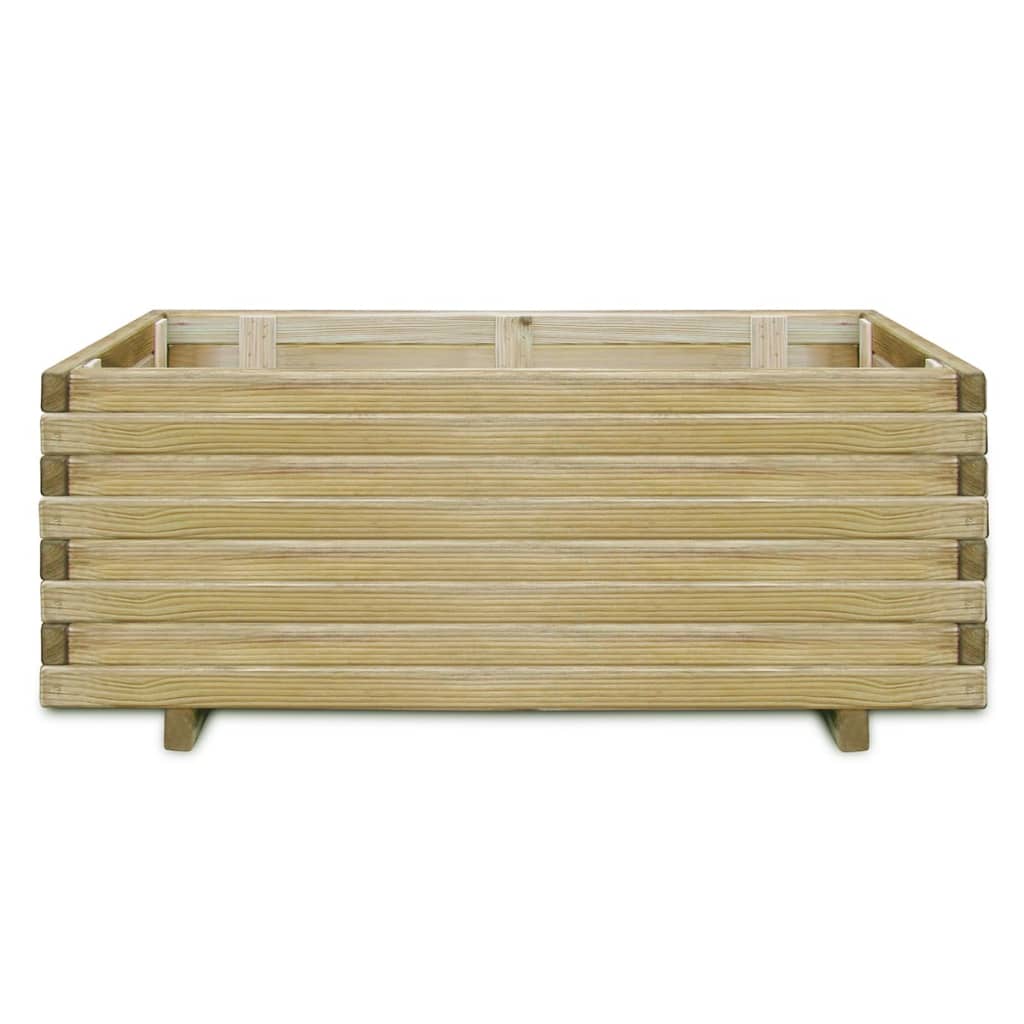 vidaXL Raised Bed 100x50x40 cm Wood Rectangular