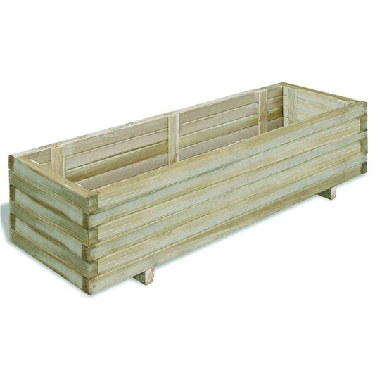 vidaXL Raised Bed 120x40x30 cm Wood Rectangular