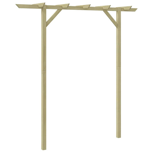 vidaXL Garden Pergola 205x40x203 cm Wood