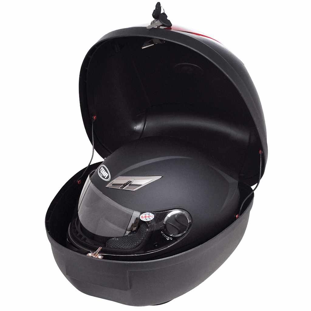 150362 vidaXL Motorbike Top Case 36 L for Single Helmet