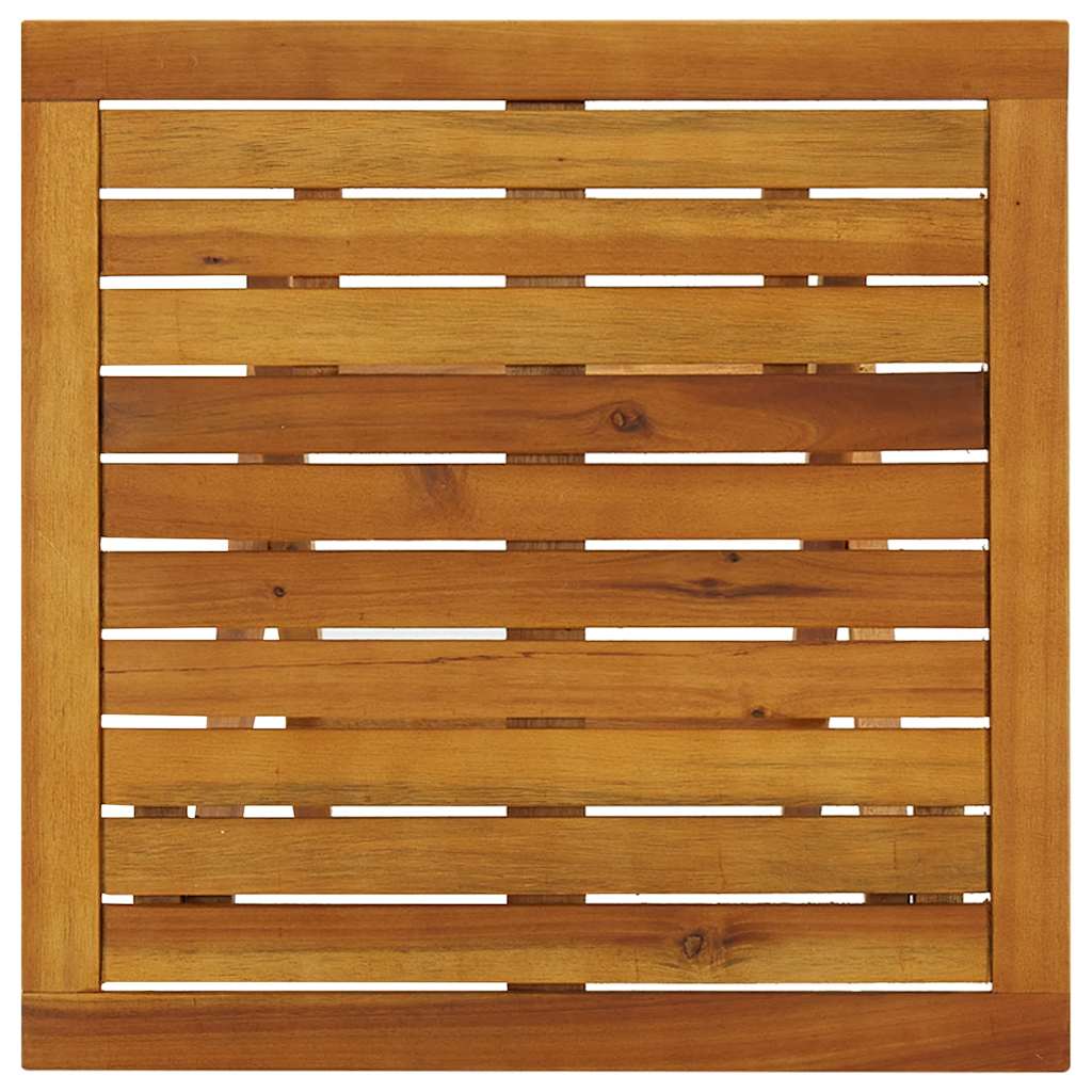 Bistro Table 46x46x47 cm Solid Acacia Wood