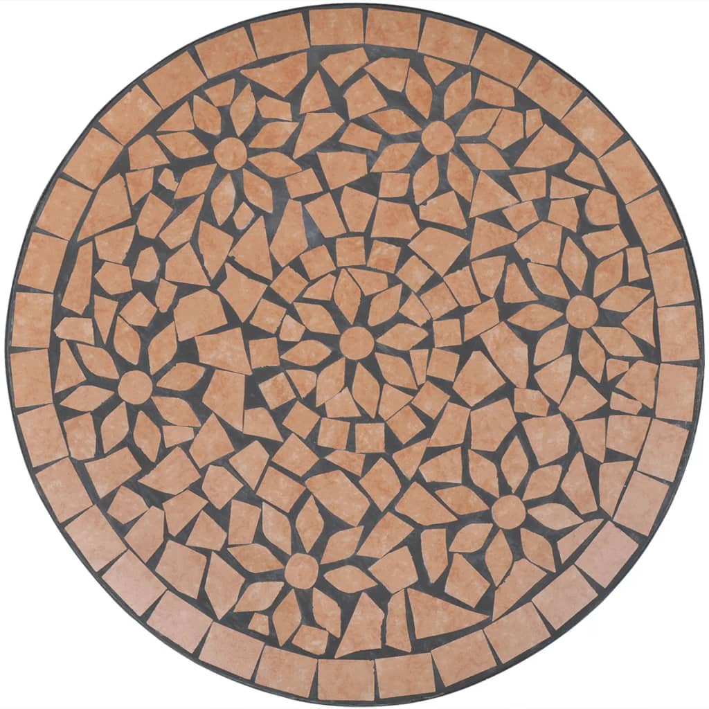 Patio Furniture | Terracotta | Powder-coated iron, ceramic tile | Small