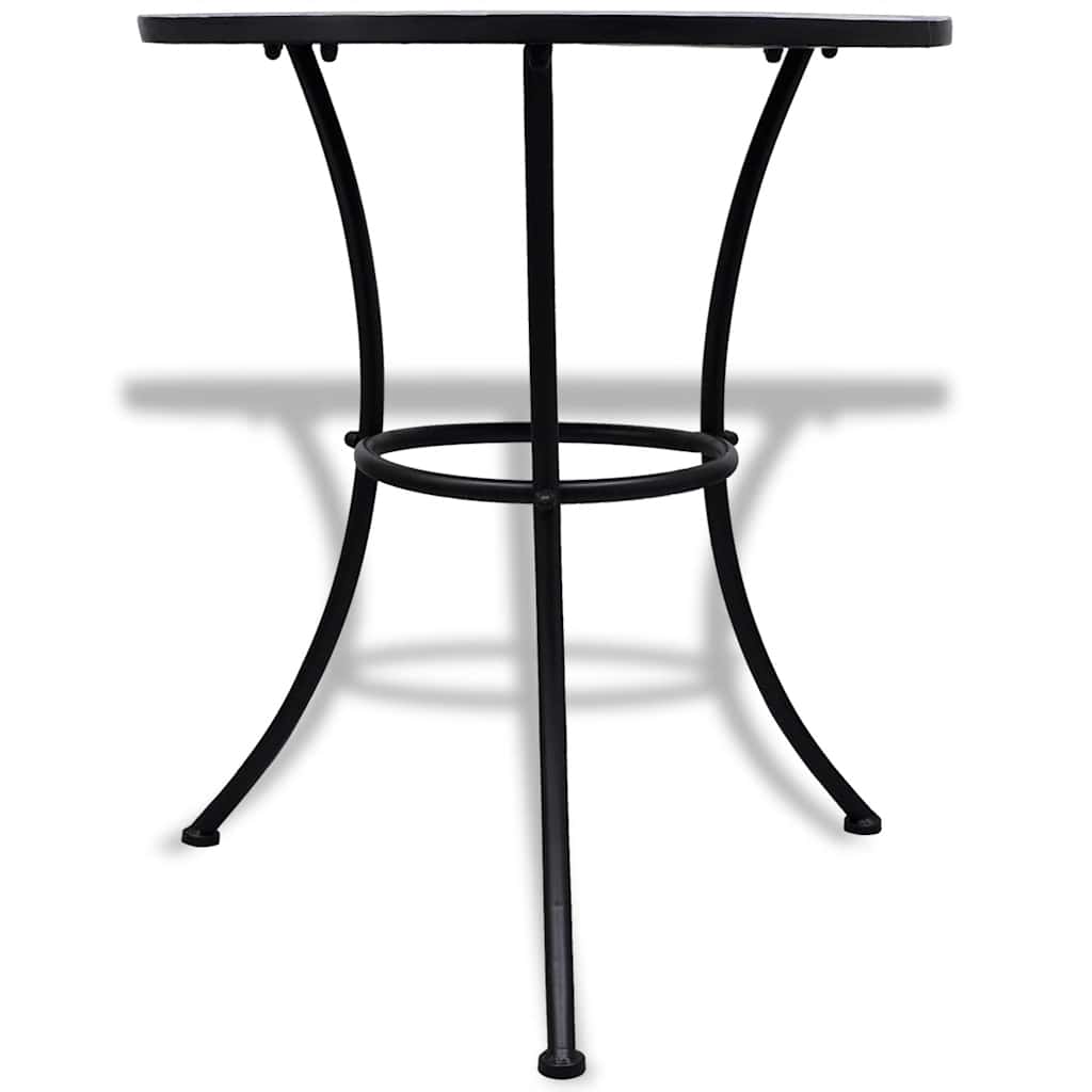 Patio Furniture | Blue and White | Powder-coated iron and ceramic tile