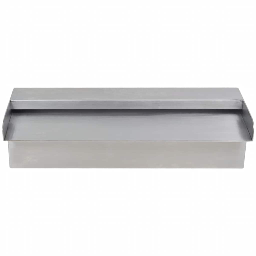 41665 Rectangular Waterfall Pool Fountain Stainless Steel 30 cm
