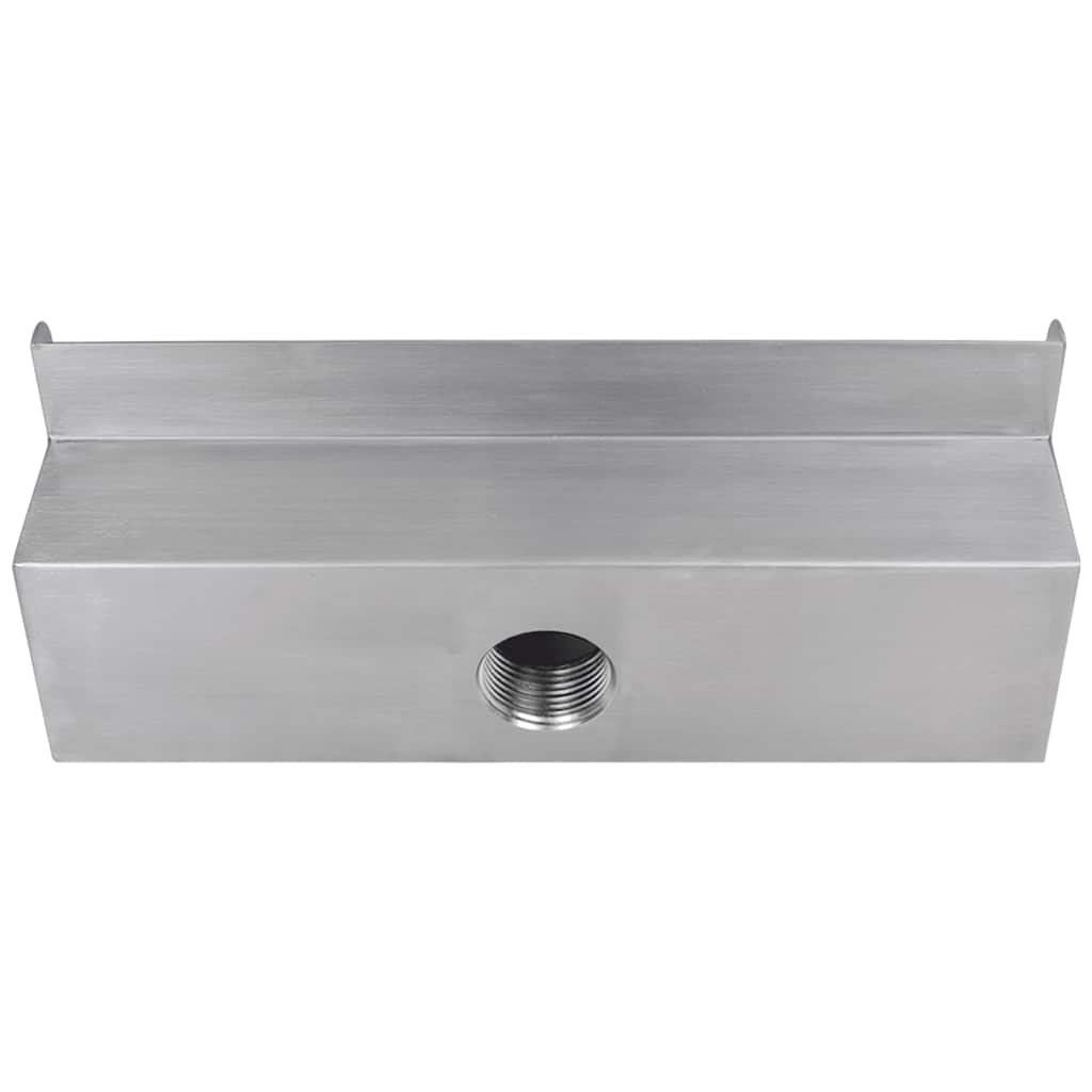 41665 Rectangular Waterfall Pool Fountain Stainless Steel 30 cm