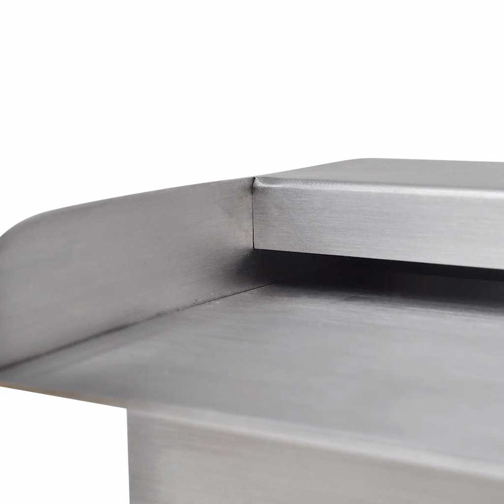 41665 Rectangular Waterfall Pool Fountain Stainless Steel 30 cm