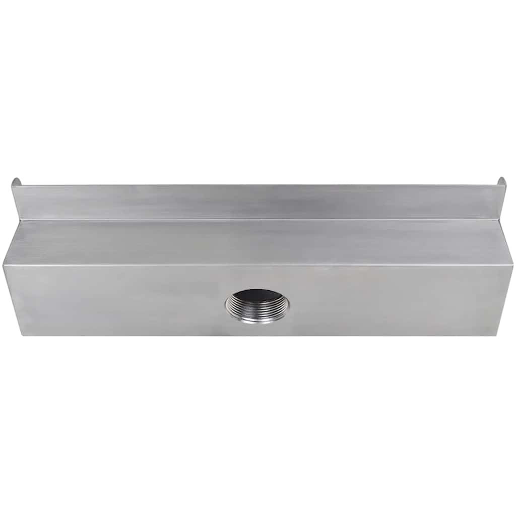41666 Rectangular Waterfall Pool Fountain Stainless Steel 45 cm