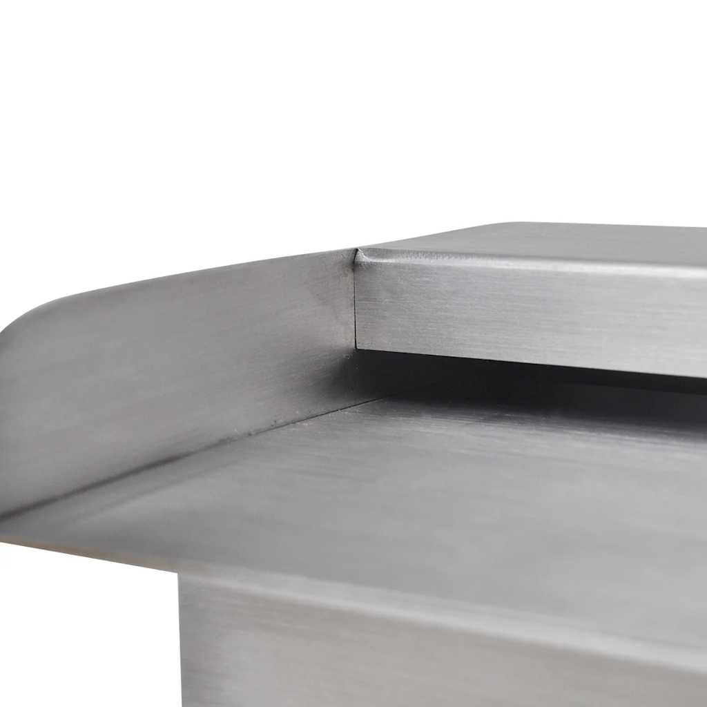 41667 Rectangular Waterfall Pool Fountain Stainless Steel 60 cm