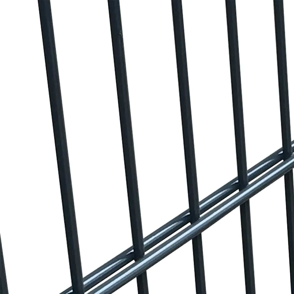 141744 vidaXL 2D Fence Gate (Single) Anthracite Grey 100x160 cm