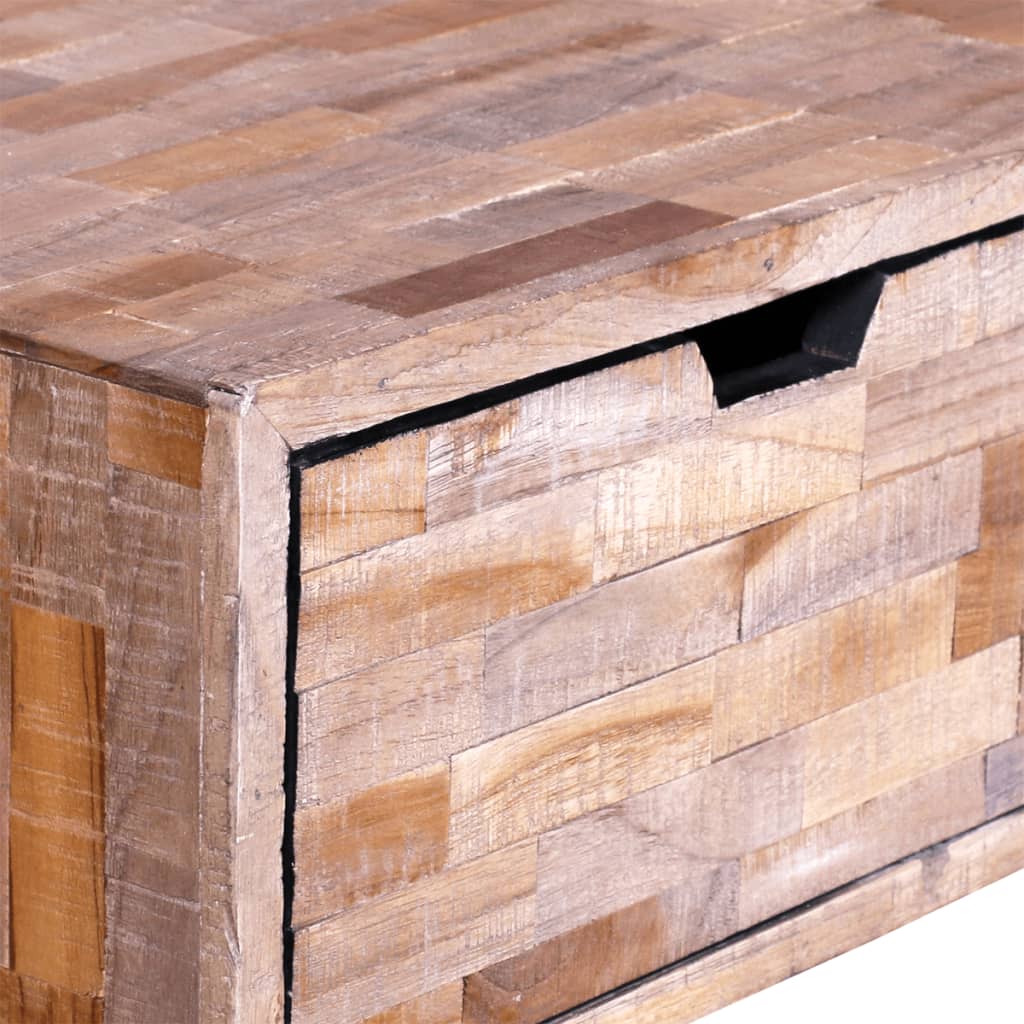 vidaXL Coffee Table with 4 Drawers Reclaimed Teak Wood