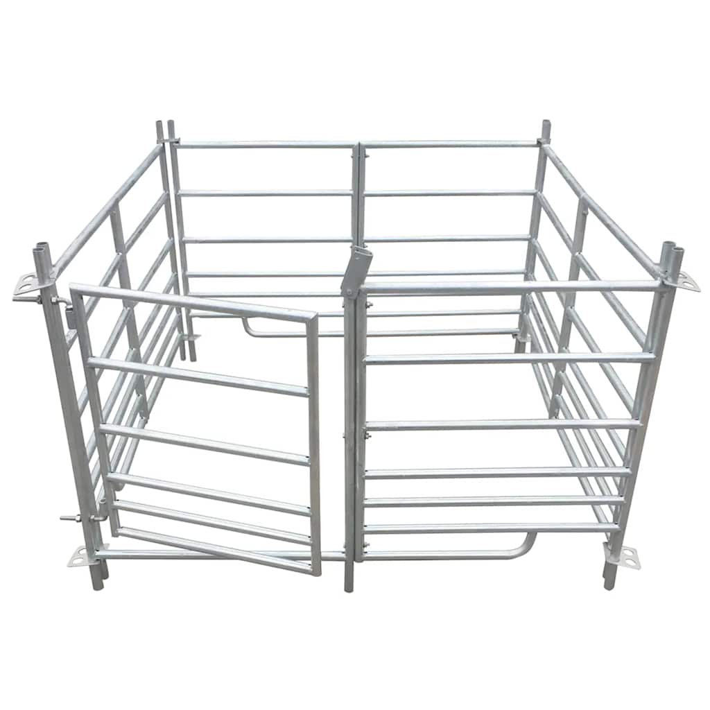 4-Panel Sheep Pen Galvanised Steel 137 x 137 x 92 cm