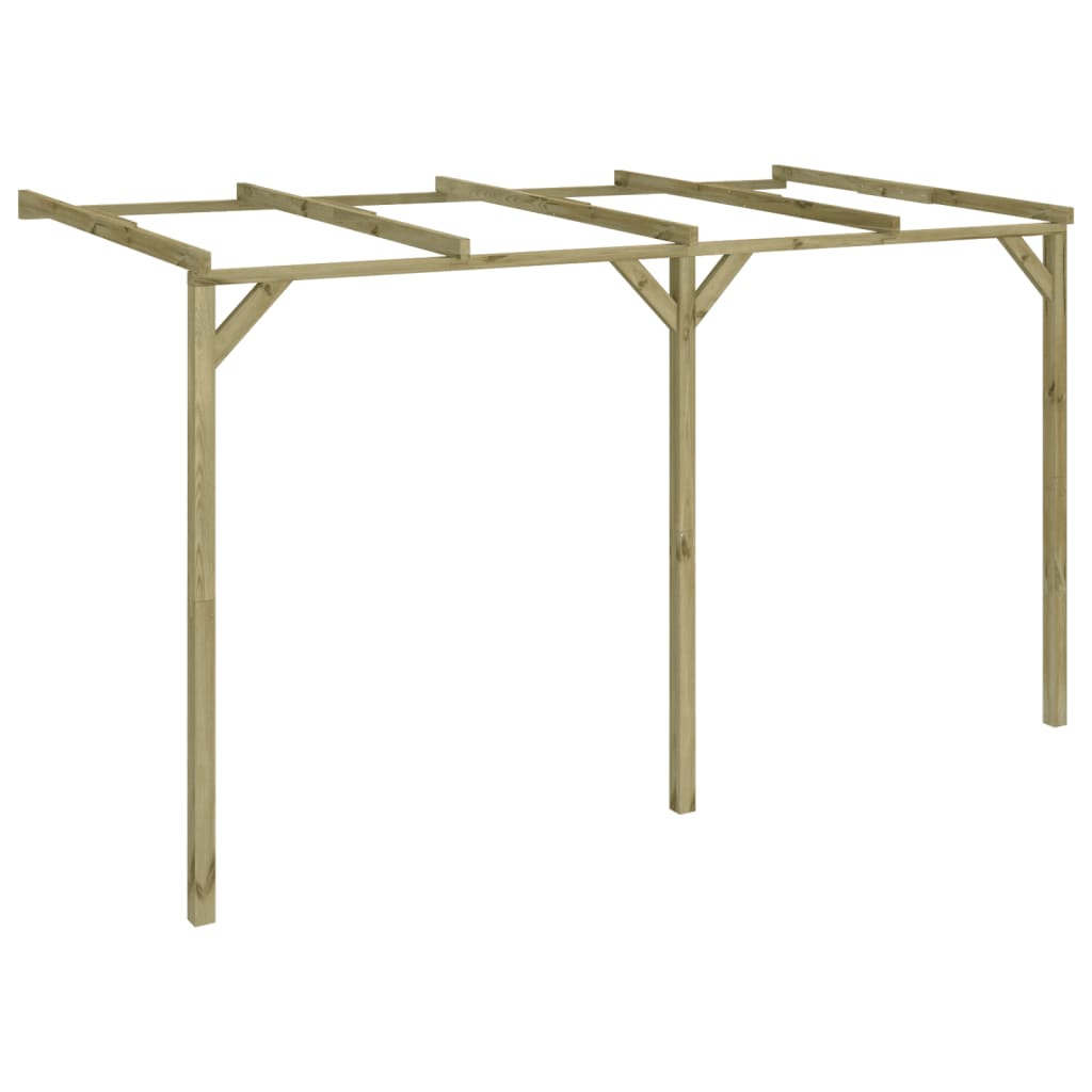 vidaXL Lean-To Pergola 2x4x2.2 m Wood