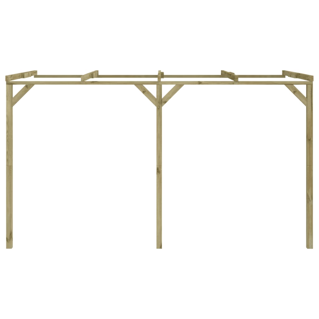 vidaXL Lean-To Pergola 2x4x2.2 m Wood