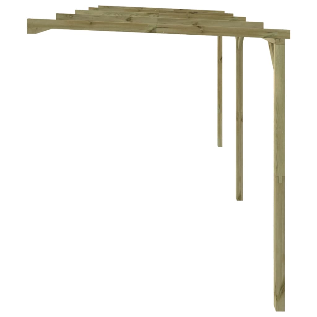 vidaXL Lean-To Pergola 2x4x2.2 m Wood