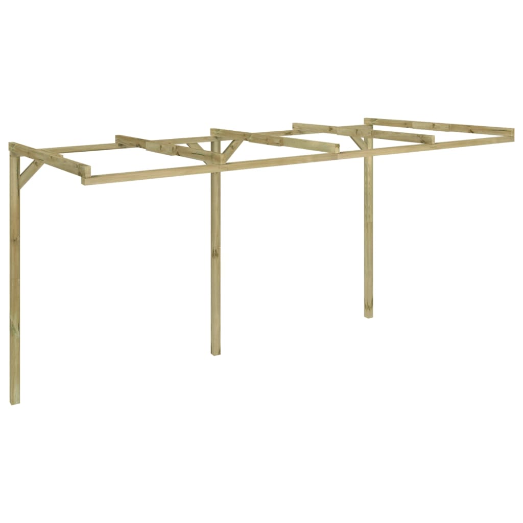 vidaXL Lean-To Pergola 2x4x2.2 m Wood