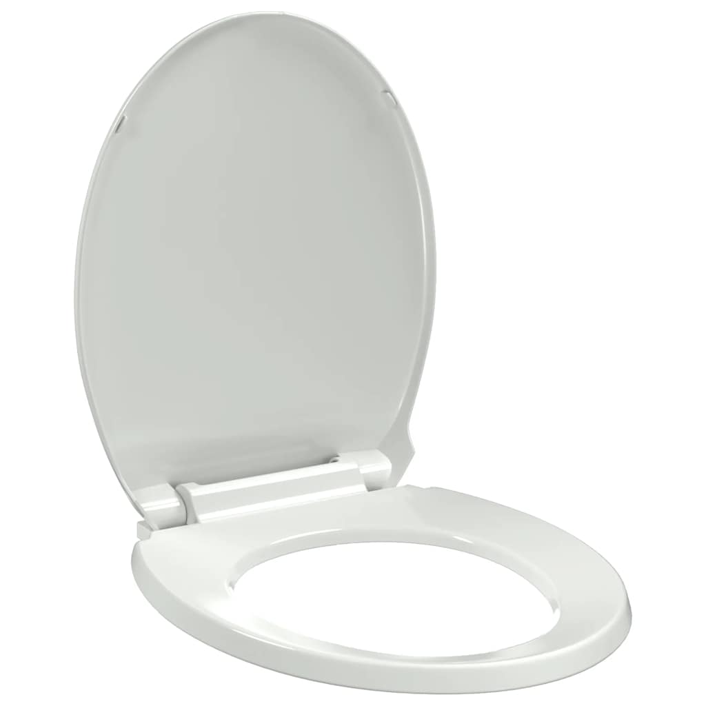 Soft-close Toilet Seat White Oval