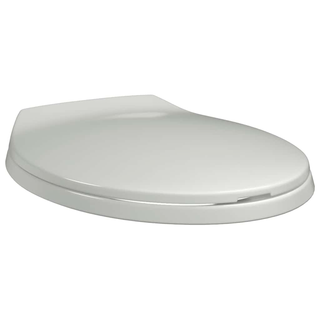 Soft-close Toilet Seat White Oval