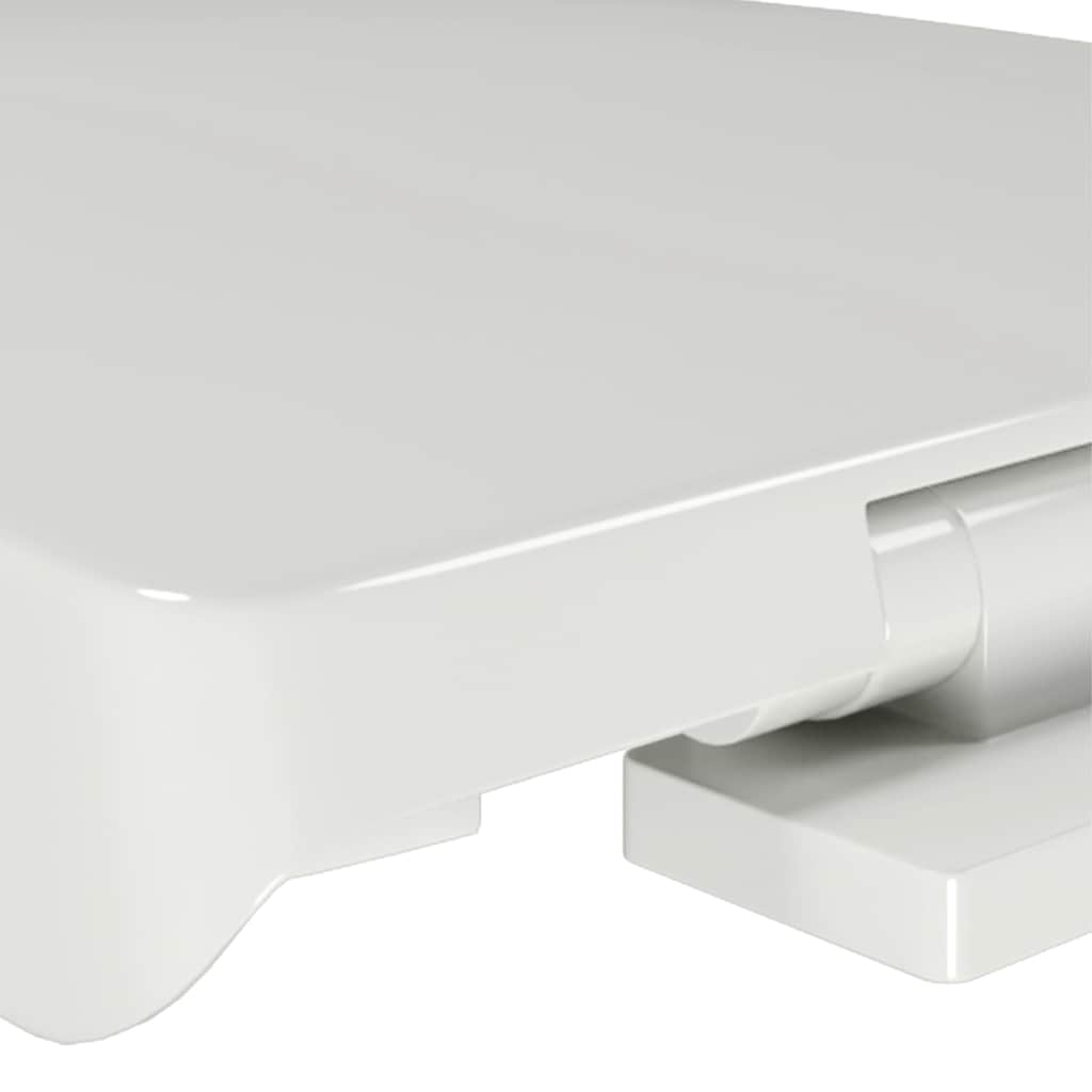 White Soft-close Toilet Seat Square