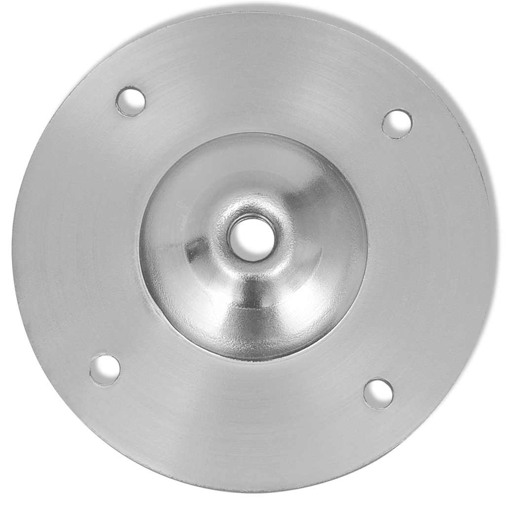 2 Telescopic Table Legs Stainless Steel 710 mm-1100 mm