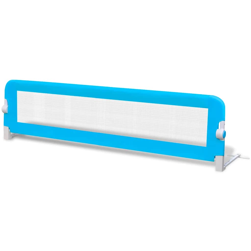 vidaXL Toddler Safety Bed Rail 150 x 42 cm Blue