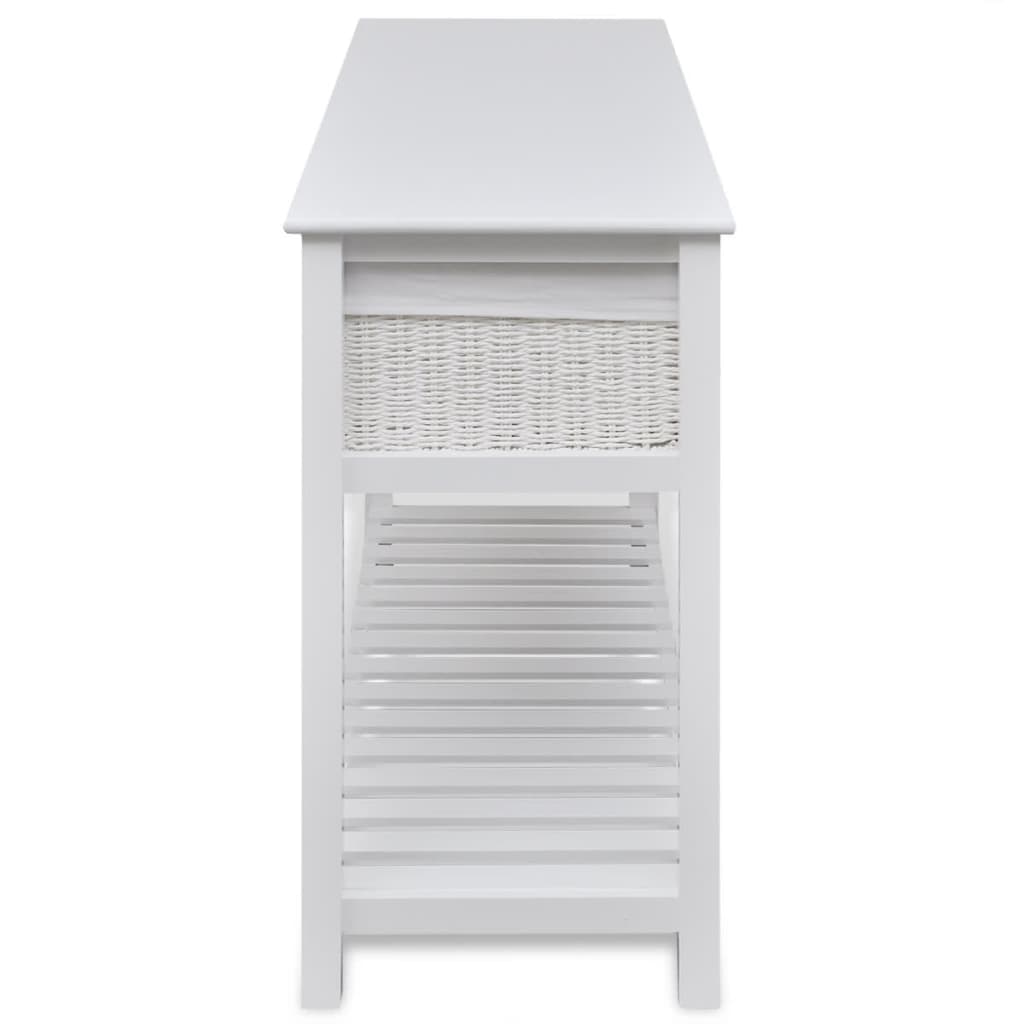 vidaXL Storage Sideboard White