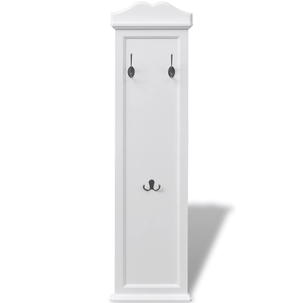 242437 vidaXL Coat Racks 2 pcs White
