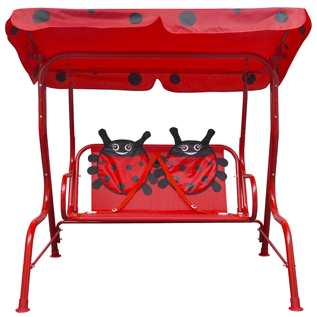 41840 vidaXL Kids Swing Seat Red