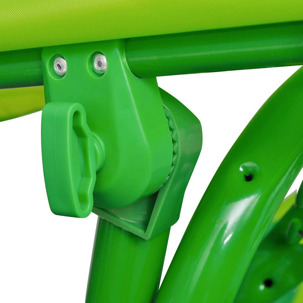 41841 vidaXL Kids Swing Seat Green