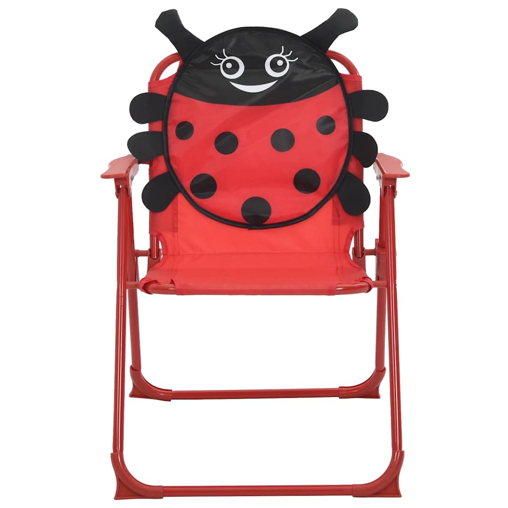 Patio Furniture | Red | Steel | Compact | Foldable | Kids' Garden Set