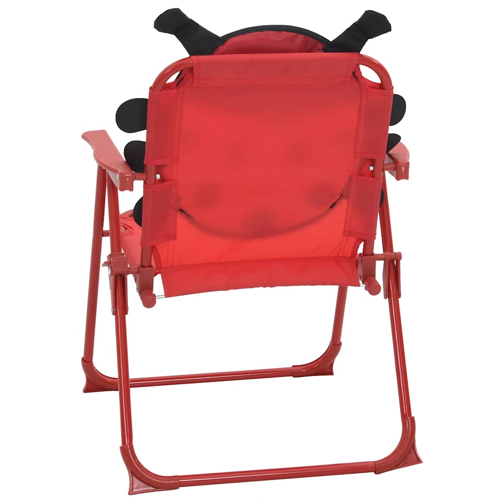 Patio Furniture | Red | Steel | Compact | Foldable | Kids' Garden Set