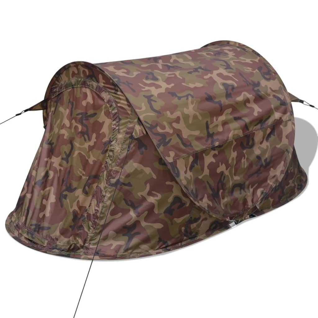 vidaXL 2-person Pop-up Tent Camouflage