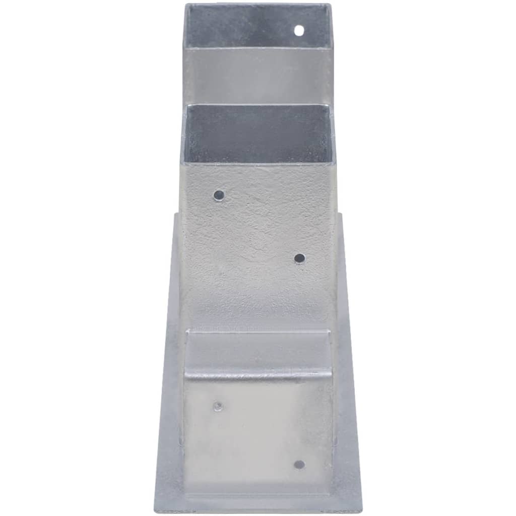 Firewood Stacking Aids 4 pcs Steel Silver