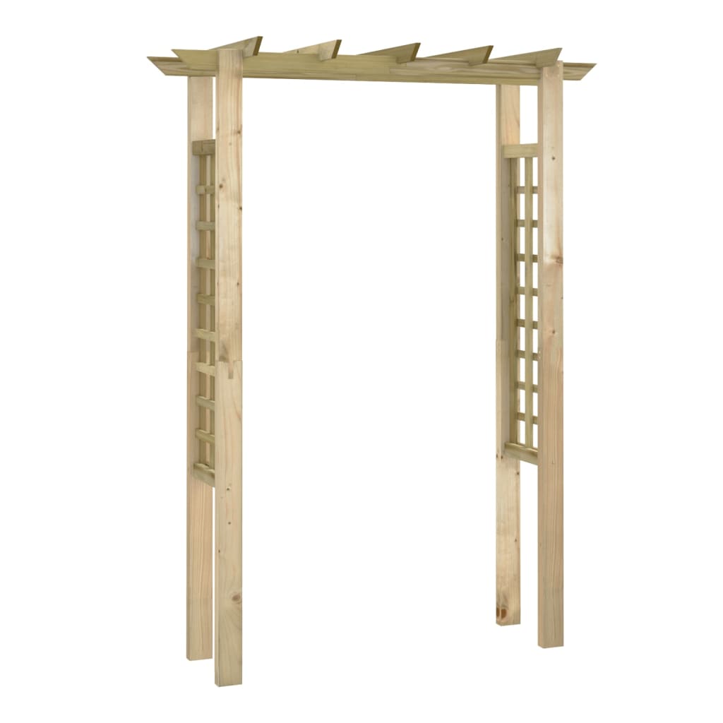 vidaXL Arbour / Rose Arch 150x60x204 cm Impregnated Wood