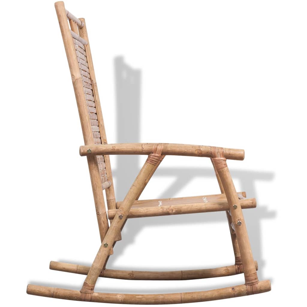 vidaXL Rocking Chair Bamboo