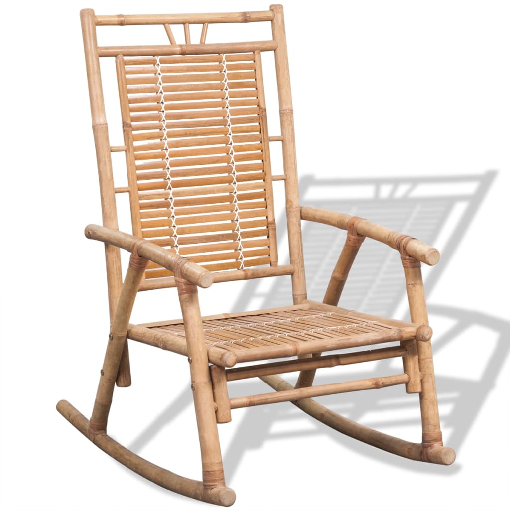 vidaXL Rocking Chair Bamboo