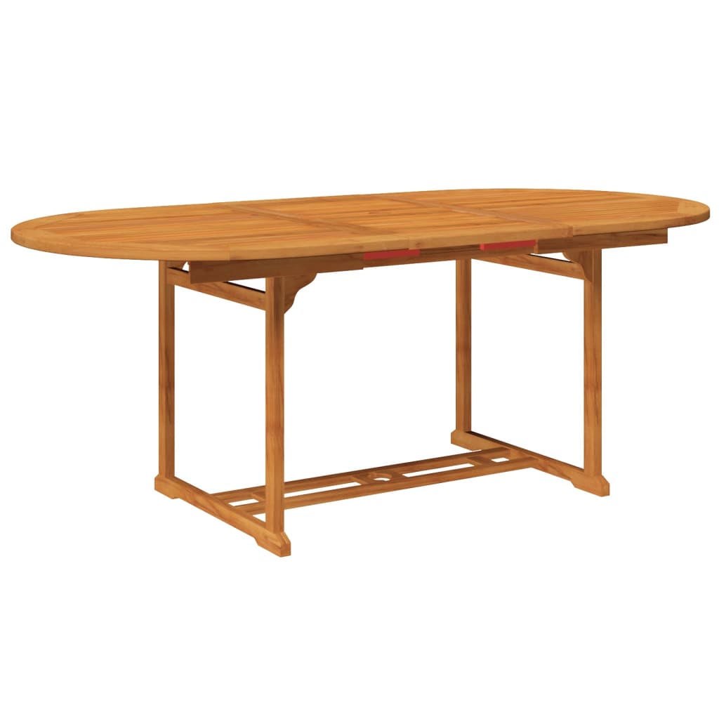 7 Piece Outdoor Dining Set Solid Acacia Wood 150-200 cm