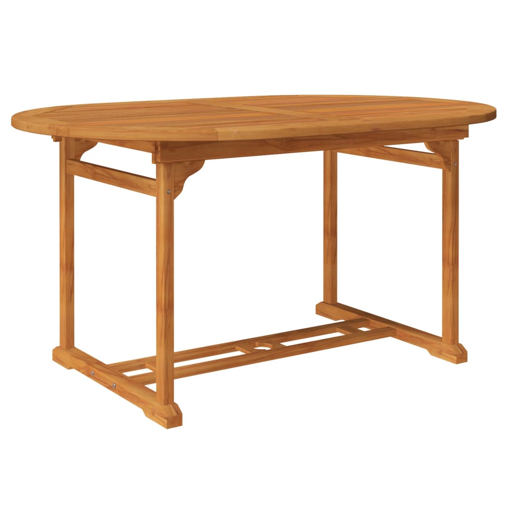 7 Piece Outdoor Dining Set Solid Acacia Wood 150-200 cm