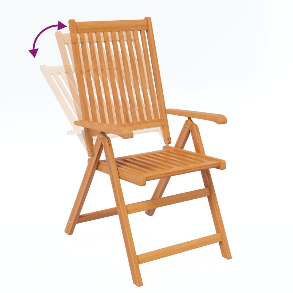 7 Piece Outdoor Dining Set Solid Acacia Wood 150-200 cm