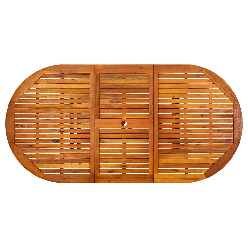 41818 vidaXL Garden Table (150-200)x100x75 cm Solid Acacia Wood