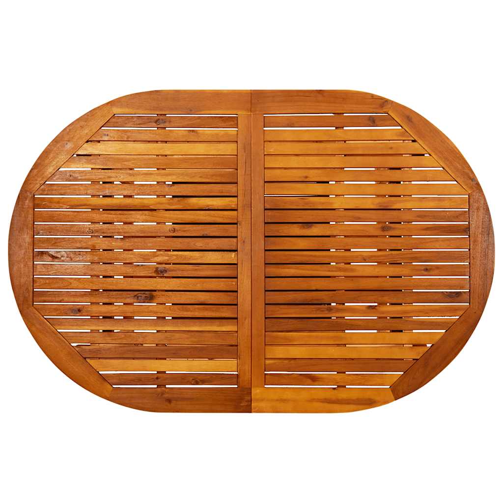 41818 vidaXL Garden Table (150-200)x100x75 cm Solid Acacia Wood