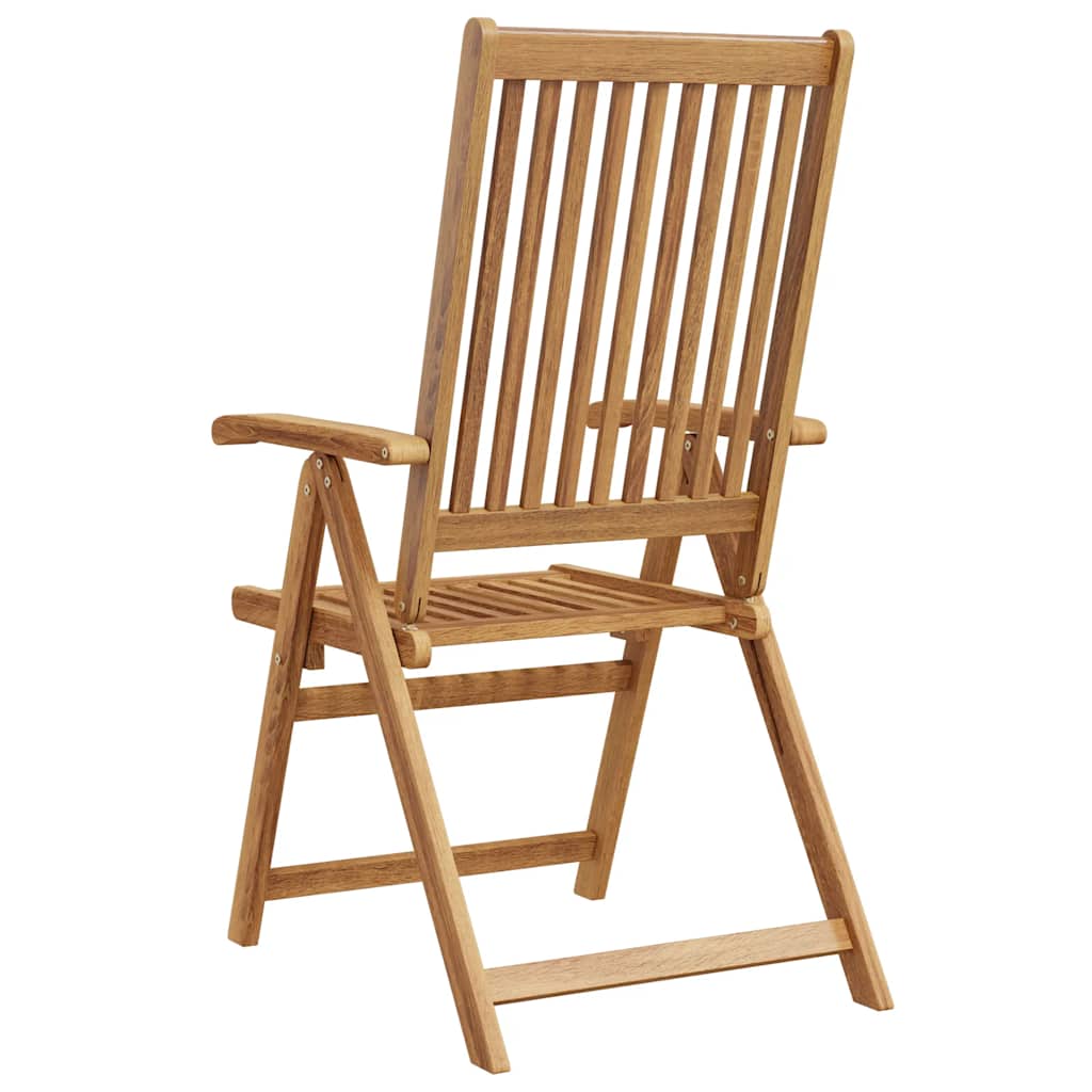 Folding Chairs 2 pcs Solid Acacia Wood