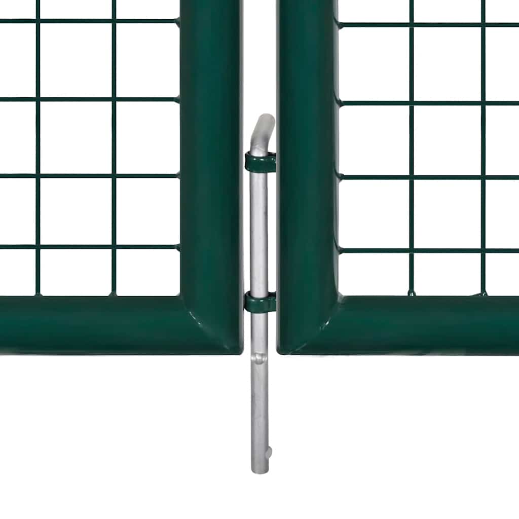 Double Door Fence Gate 300x150 cm Powder-Coated Steel