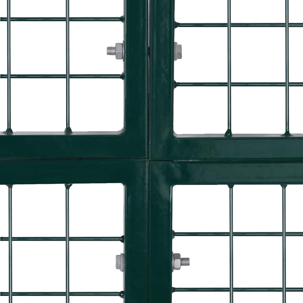 Double Door Fence Gate 300x150 cm Powder-Coated Steel