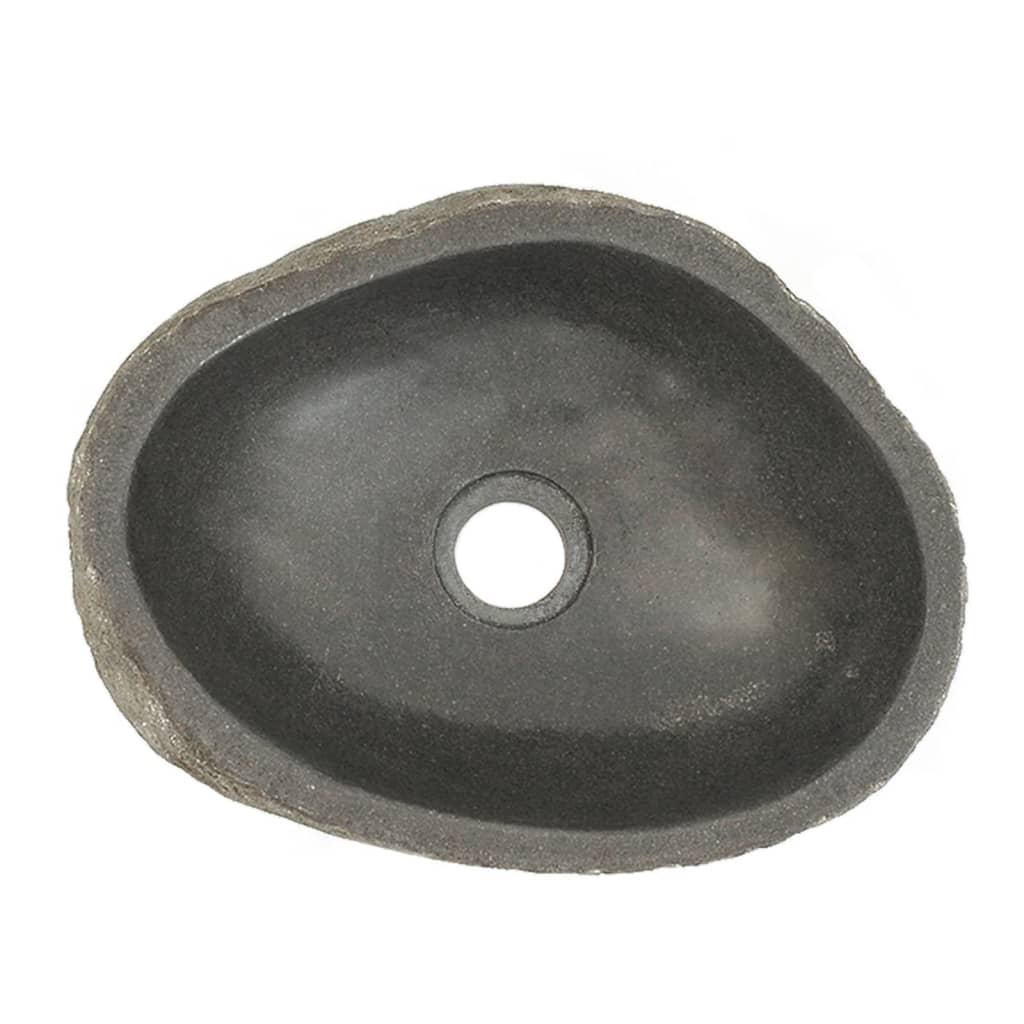 vidaXL Basin River Stone Oval (29-38)x(24-31) cm